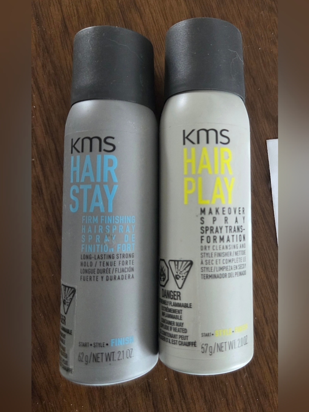 KMS Hair Stay & Hair Play Travel Size Combo *Read Description*
